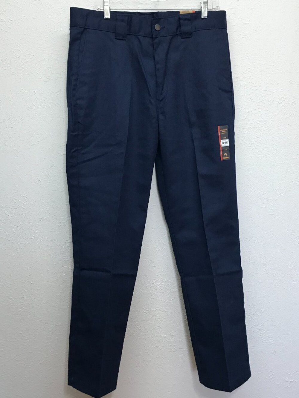 Brahma Work Tough Pants Mens 34x32 Dark Navy Blue Relaxed Fit Chino Twill NWT